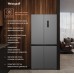 Отдельностоящий холодильник с инвертором Weissgauff WCD 450 X NoFrost Inverter
