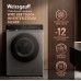 Стиральная машина с сушкой Weissgauff WMD 888 Touch Inverter Steam Silver