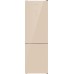 Отдельностоящий холодильник Weissgauff WRK 195 D Full NoFrost Beige Glass