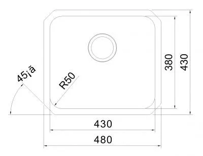 Кухонная мойка OULIN OL-U104