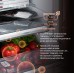 Отдельностоящий холодильник с инвертором Weissgauff WRK 2000 Total NoFrost Inverter Bru Steel Glass