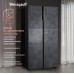 Отдельностоящий холодильник с инвертором Weissgauff WSBS 600 NoFrost Inverter Rock Glass