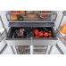 Отдельностоящий холодильник с инвертором Weissgauff WCD 590 NoFrost Inverter Premium Ecofresh Bru Steel Glass