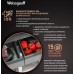 Отдельностоящий холодильник с инвертором Weissgauff WCD 590 NoFrost Inverter Premium Ecofresh Bru Steel Glass