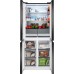 Отдельностоящий холодильник с инвертором Weissgauff WCD 450 Rock Glass NoFrost Inverter