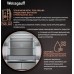 Отдельностоящий холодильник с инвертором Weissgauff WCD 590 NoFrost Inverter Premium Ecofresh Bru Steel Glass