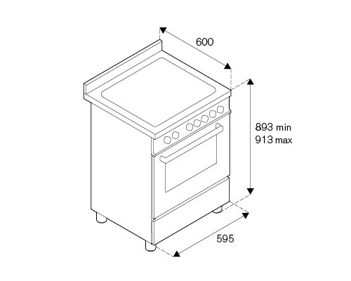 Варочный центр Bertazzoni MAS64L1EXT
