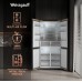 Отдельностоящий холодильник с инвертором Weissgauff WCD 510 Built-in Inverter NoFrost Champagne Glass