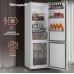 Отдельностоящий холодильник Weissgauff WRK 195 D Full NoFrost White Rock Glass