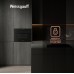 Встраиваемый компактный духовой шкаф с СВЧ Weissgauff OE 446 Black Edition