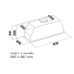 Вытяжка Falmec GRUPPO INCASSO NO-DROP (PLUS) CGPW90.E3P2#EUI490F