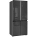 Отдельностоящий холодильник с инвертором Weissgauff WCD 590 NoFrost Inverter Premium EcoFresh Inox Glass
