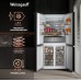 Отдельностоящий холодильник с инвертором Weissgauff WCD 590 Nofrost Inverter Premium EcoFresh Rock Glass