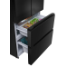 Многокамерный холодильник Meferi MFR83BLACK IX TOTAL NO FROST FRENCH DOOR COMFORT
