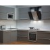 Вытяжка Krona TALLI 900 INOX/BLACK GLASS 3P