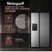 Отдельностоящий холодильник с инвертором и генератором льда Weissgauff WSBS 695 NFX Inverter Ice Maker
