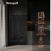 Отдельностоящий холодильник с инвертором Weissgauff WSBS 1036 Inverter NoFrost Premium Black Glass