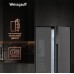 Отдельностоящий холодильник с инвертором Weissgauff WSBS 500 Inverter NoFrost Bru Steel Glass