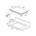 Индукционная варочная панель Bertazzoni Modern P786IM3B2NE черная