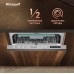 Встраиваемая посудомоечная машина с лучом на полу и авто-открыванием Weissgauff BDW 4533 D
