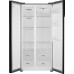 Отдельностоящий холодильник с инвертором Weissgauff WSBS 600 NoFrost Inverter Blue Glass