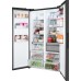 Отдельностоящий холодильник с инвертором Weissgauff WSBS 1036 Inverter NoFrost Premium Black Glass