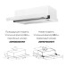 Встраиваемая кухонная вытяжка LEX Hubble G 2M 600 White