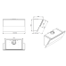 Вытяжка Falmec Design VERSO 55 BLACK