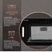 Кухонная встраиваемая вытяжка Weissgauff Intense 600 Touch Black Glass