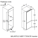 Холодильник Maunfeld MBF177SWGR Inverter