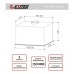 Вытяжка кухонная встраиваемая EXITEQ EX-1286 white