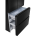 Многокамерный холодильник Meferi MFR83BLACK IX TOTAL NO FROST FRENCH DOOR COMFORT