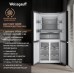 Отдельностоящий холодильник с инвертором Weissgauff WCD 590 Nofrost Inverter Premium EcoFresh Dark Grey Glass