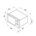 Микроволновая печь встраиваемая HOMSair MOB201S