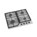 Газовая варочная панель HiSTORY HGE 640C FIX, серебристый INOX