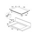 Индукционная варочная панель Bertazzoni Modern P784IC1B2NEE черная