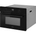 Встраиваемый компактный духовой шкаф с СВЧ Weissgauff OE 449 PDBK Black Edition