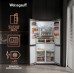 Отдельностоящий холодильник с инвертором Weissgauff WCD 510 Built-in Inverter NoFrost Champagne Glass