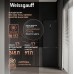 Отдельностоящий холодильник с инвертором Weissgauff WRK 2000 Total NoFrost Inverter Black Inox