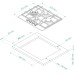 Газовая варочная панель Kuppersberg FS 604 W Silver