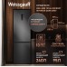 Отдельностоящий холодильник с инвертором Weissgauff WRK 2000 Total NoFrost Inverter Dark Grey