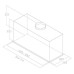 Вытяжка Elica LANE SENSOR BL MAT/A/72 PRF0188480A