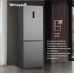 Отдельностоящий холодильник с инвертором Weissgauff WRK 185 Total NoFrost Inverter Inox