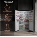 Отдельностоящий холодильник с инвертором Weissgauff WSBS 1036 Inverter NoFrost Premium Black Glass