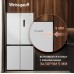Отдельностоящий холодильник с инвертором Weissgauff WCD 450 W NoFrost Inverter