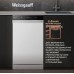 Посудомоечная машина c авто-открыванием и инвертором Weissgauff DW 4539 Inverter Touch AutoOpen White