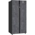 Отдельностоящий холодильник с инвертором Weissgauff WSBS 500 Inverter NoFrost Rock Glass