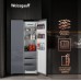 Отдельностоящий холодильник с инвертором Weissgauff WSBS 590 NoFrost Inverter Premium Dark Grey Glass