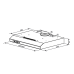 Кухонная вытяжка HOMSair HORIZONTAL 60 белый