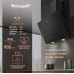 Каминная вытяжка Weissgauff Yota 606 touch black glass